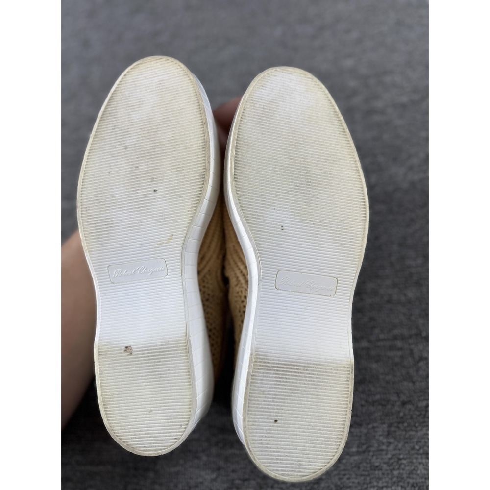 Isabel Marant Shoes Womens 7 Beige Woven Platform Slip On Raffia - Picture 11 of 14